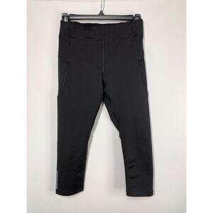 Champion Women's Activewear Legging Pants Cropped Stretch Waist Black Small
